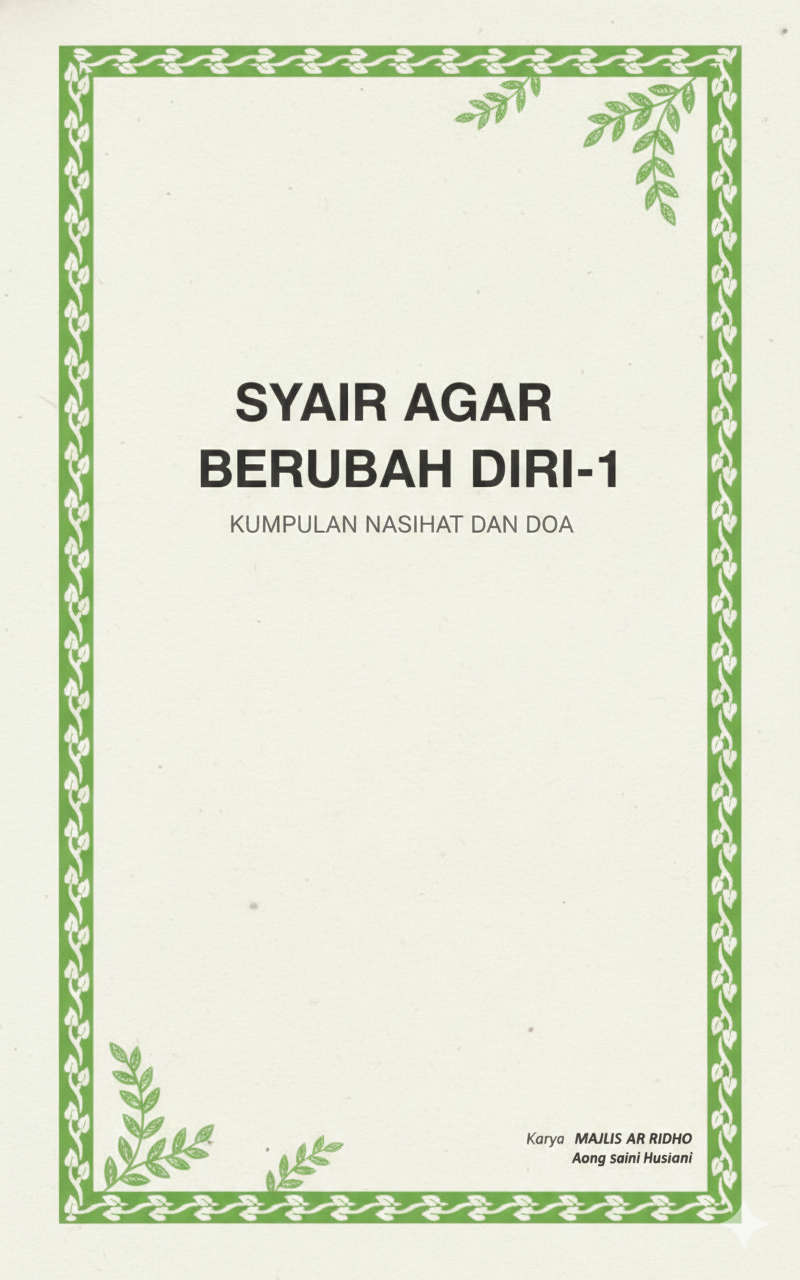 Cover Doa Berubah Diri